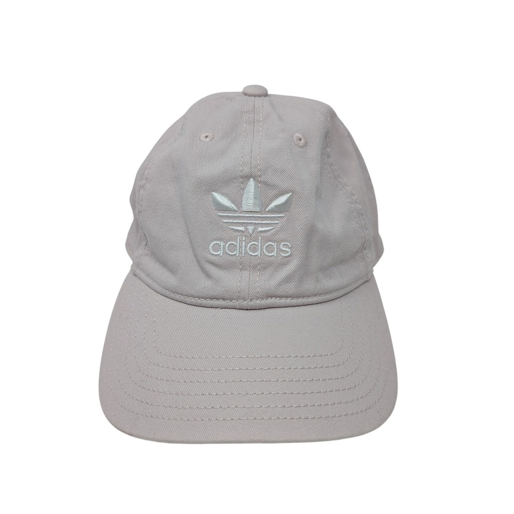 Adidas Women's Baseball Cap Dad Hat Light Pink Embroidered Sporty Travel Running